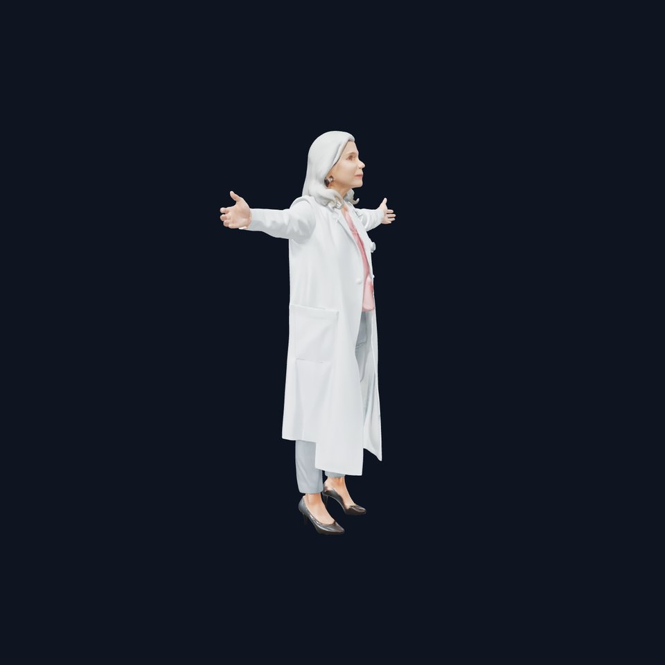 Senior Doctor Attire model pack